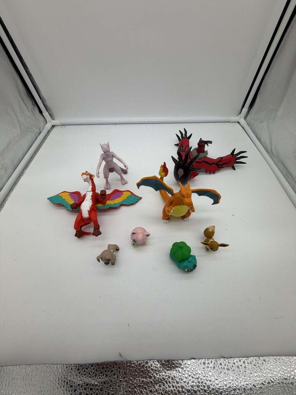 Pokemon Action Figure Lot of 8 Characters Including Charizard Yveltal Mewtwo…